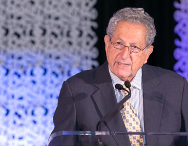 <div>
Joseph R. Bertino, MD, Chief Scientific Officer at CINJ and Co-Chair of the Award of Hope Gala, introduces the tribute video honoring Barton A. Kamen, MD, PhD.</div>
<div>
Joseph R. Bertino, MD, Chief Scientific Officer at CINJ and Co-Chair of the Award of Hope Gala, introduces the tribute video honoring Barton A. Kamen, MD, PhD.</div>