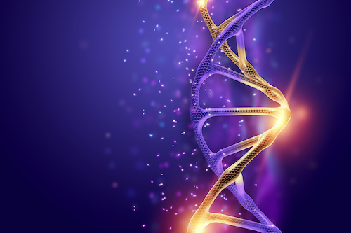 illustration of dna helix