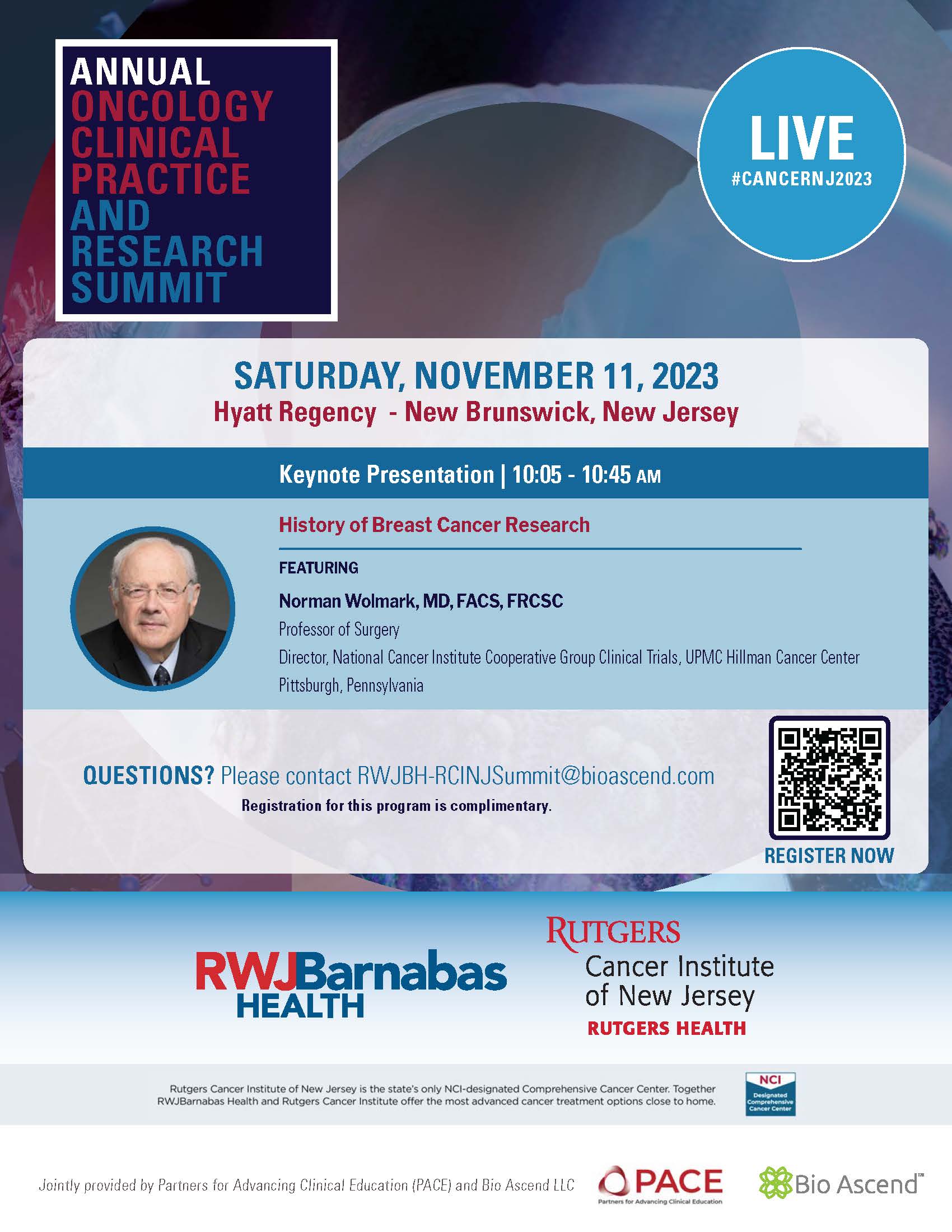 Annual Cancer Research Summit Flyer 2023 Page 2