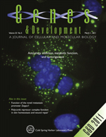 Genes and Development cover