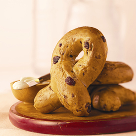 Panera Pink Ribbon Bagel