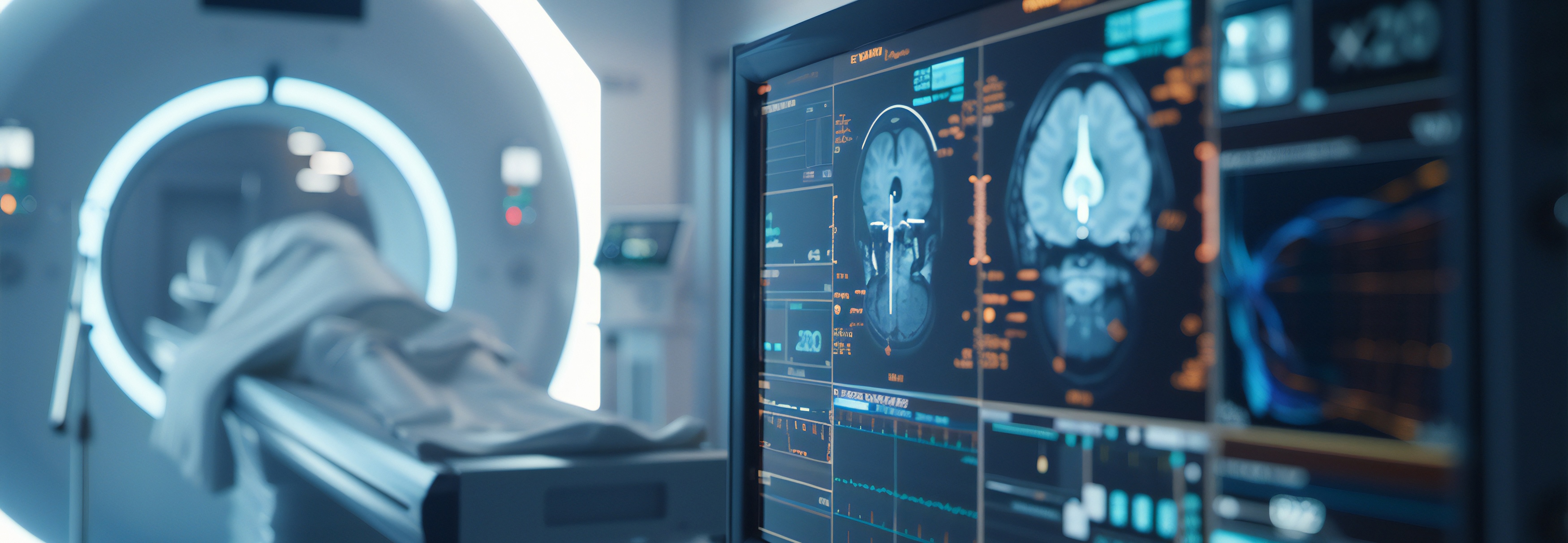 Radiation therapy machine and exam room