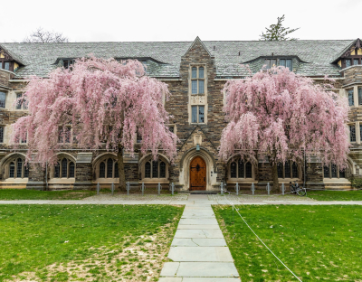 Empty princeton university campus