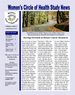 Women's Circle of Health Study Newsletter Fall / Winter 2013