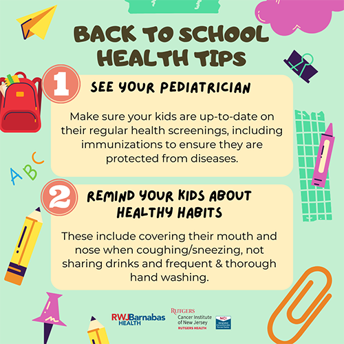 back to school health tips