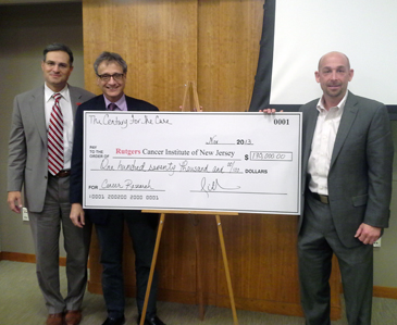 Century for the Cure check presentation