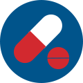icon featuring two pills