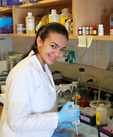 student researcher at the Cancer Institute of New Jersey