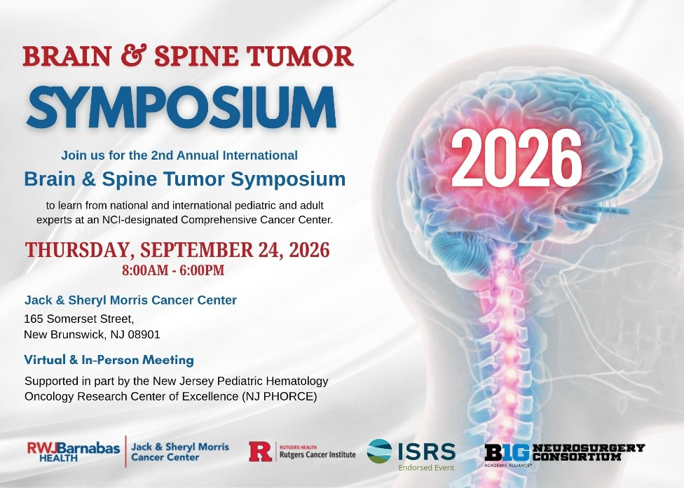 Brain Tumor Symposium Graphic with Event Details